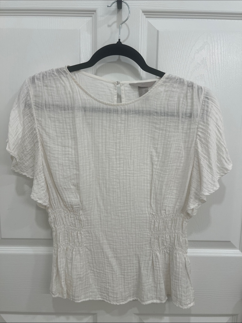 H&M Smocked Waist Blouse